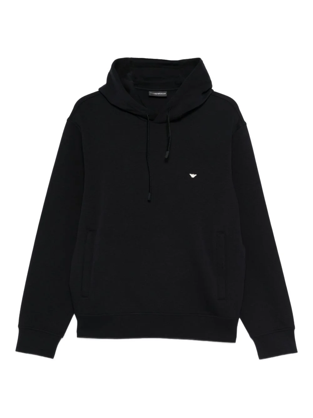 logo-embroidered hoodie - 1