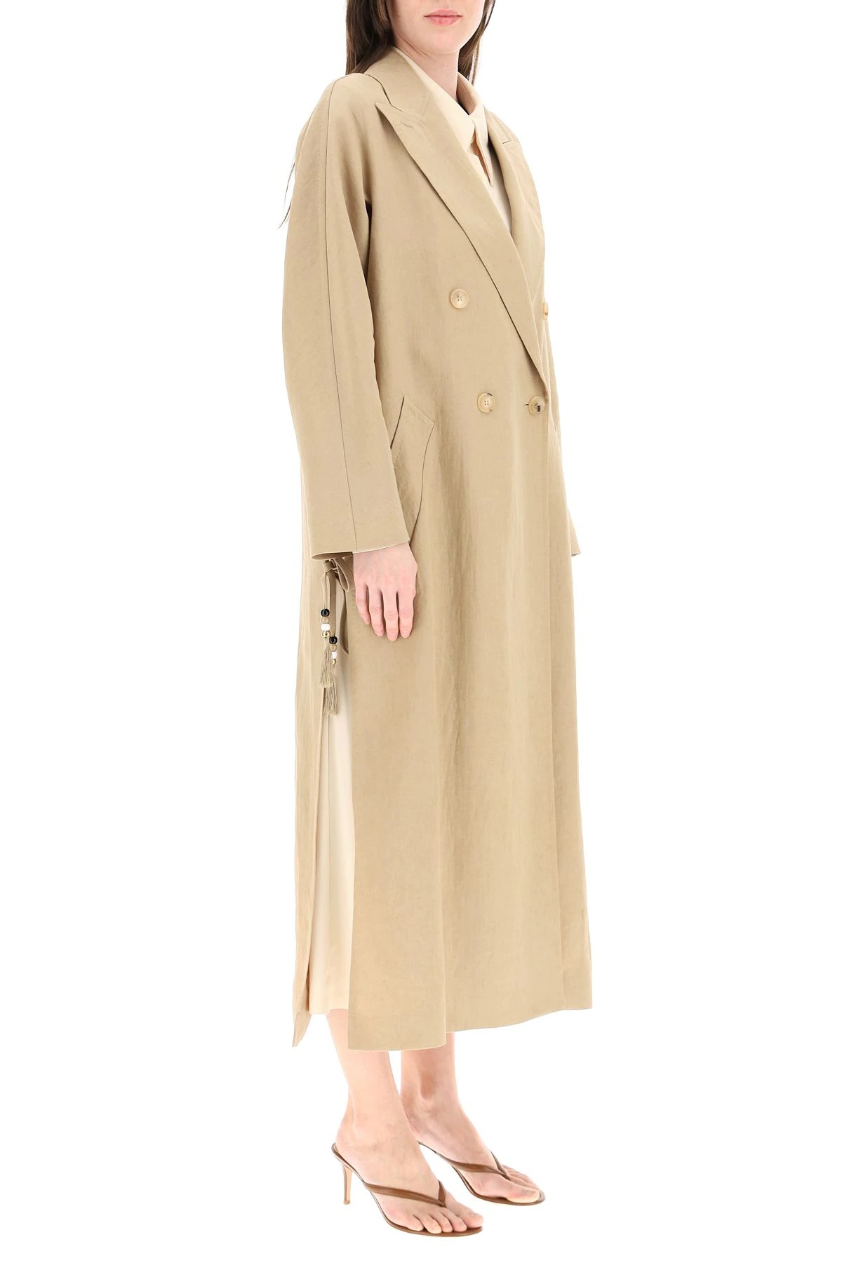 LINEN COAT - 3