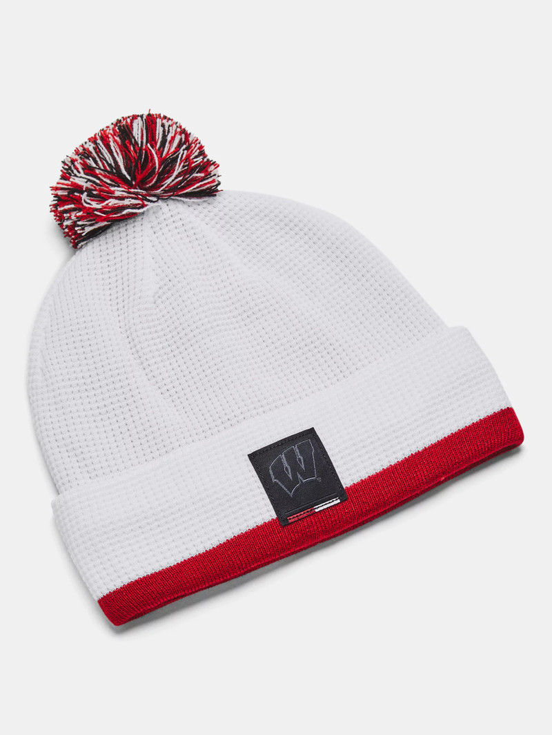 Unisex UA Waffle Knit Collegiate Pom Beanie 1