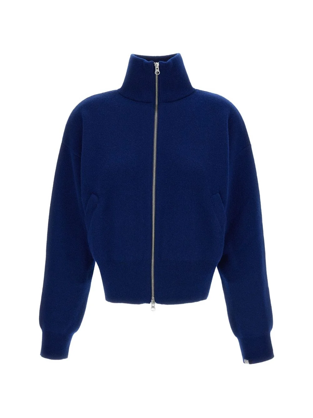 x N.385 zip-up jacquard-knit cardigan - 1
