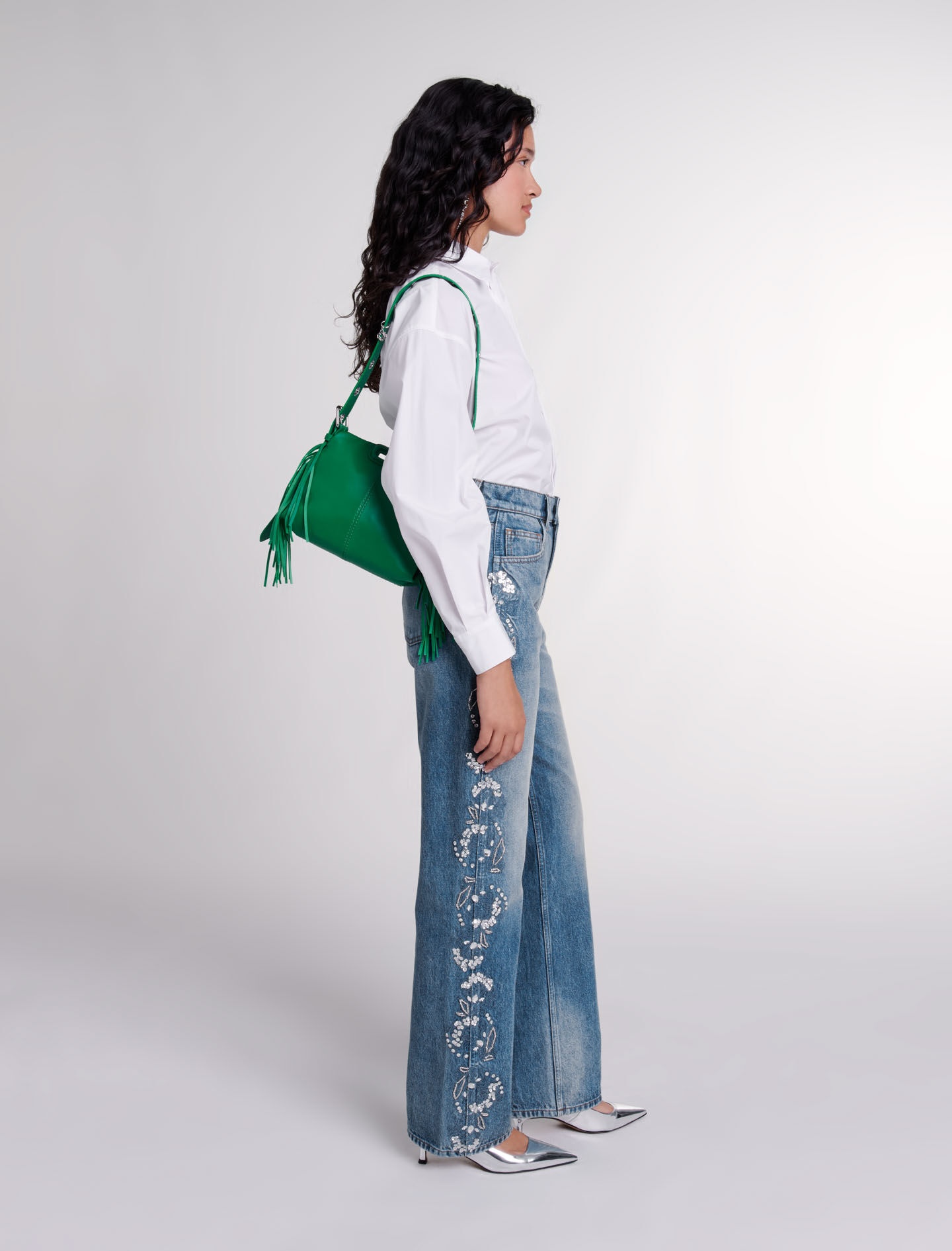 Embroidered jeans - 3