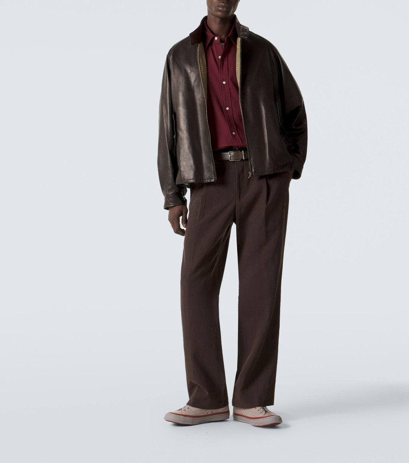 A.PRESSE Cotton twill shirt outlook