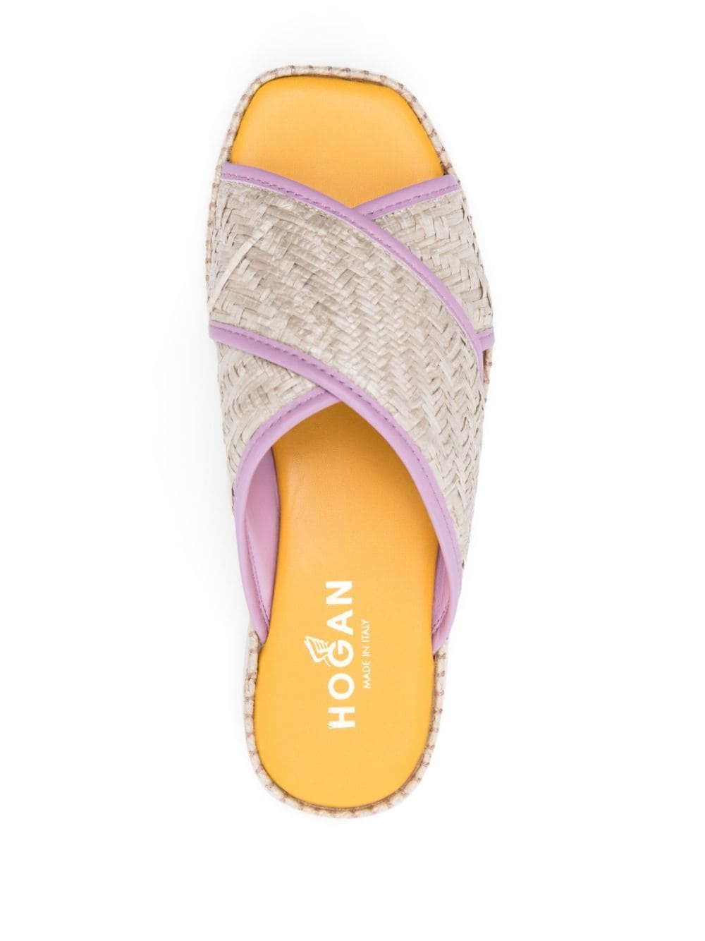 660 interwoven-raffia slides - 4