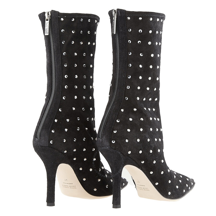 Paris Texas Ladies Black Diamond Holly Mama Ankle Boots - 3