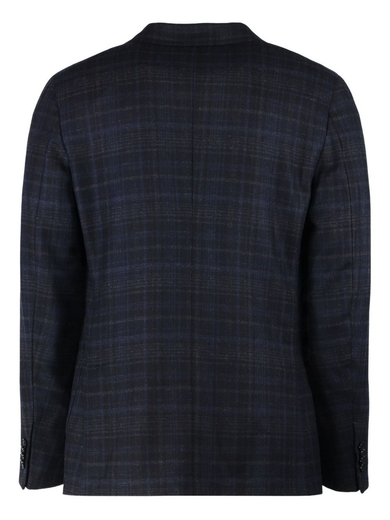 ZEGNA single-breasted notched-lapel blazer outlook