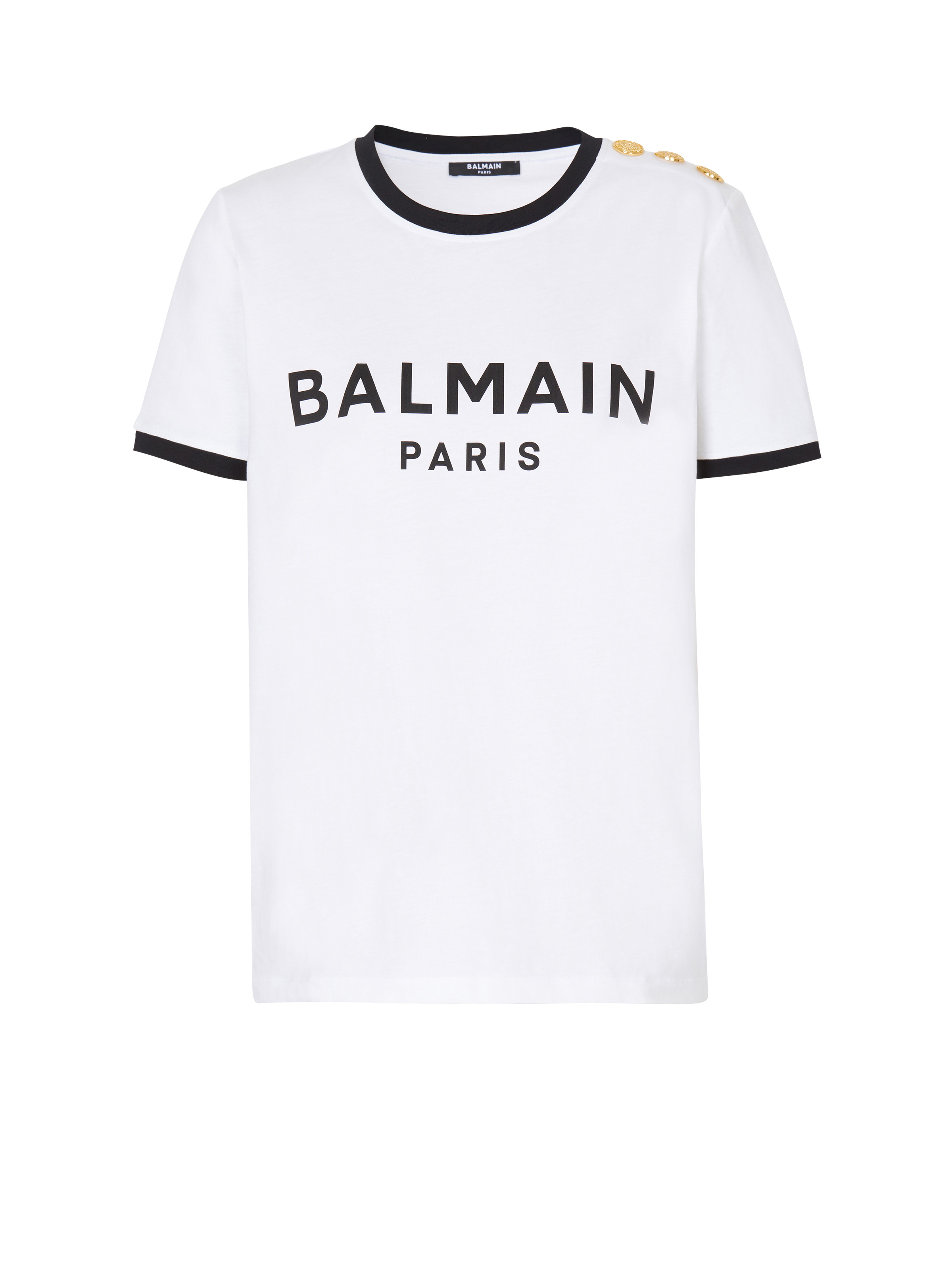 Balmain Paris 3-button T-shirt - 1