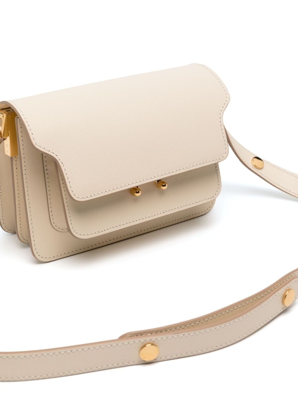 Trunk leather cross body bag - 4