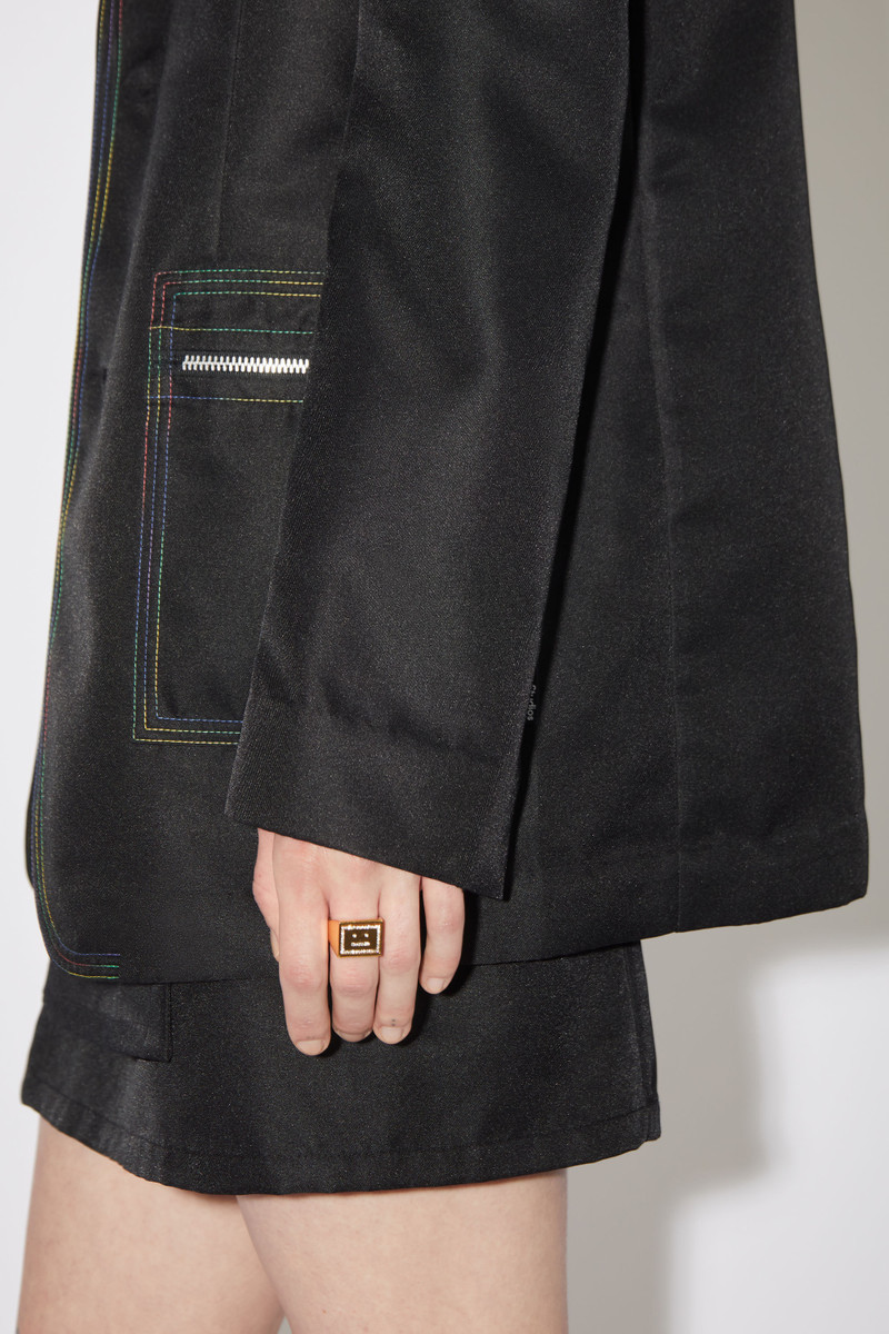 Acne Studios Gold signet ring - Gold outlook
