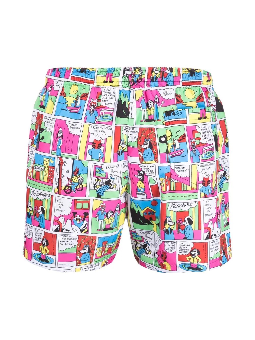 comic-strip swim shorts - 2