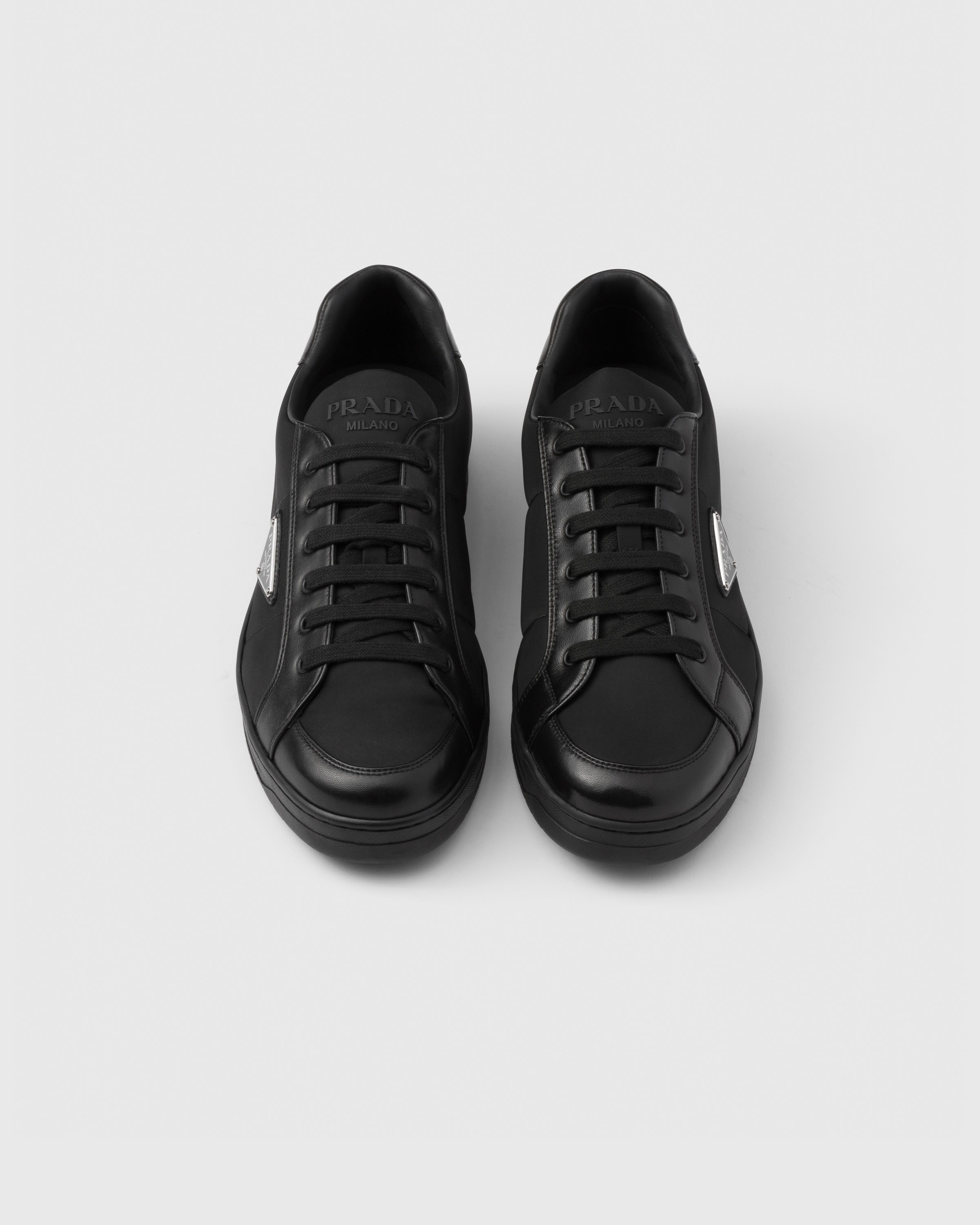 Downtown nappa leather and Re-Nylon sneakers - 3