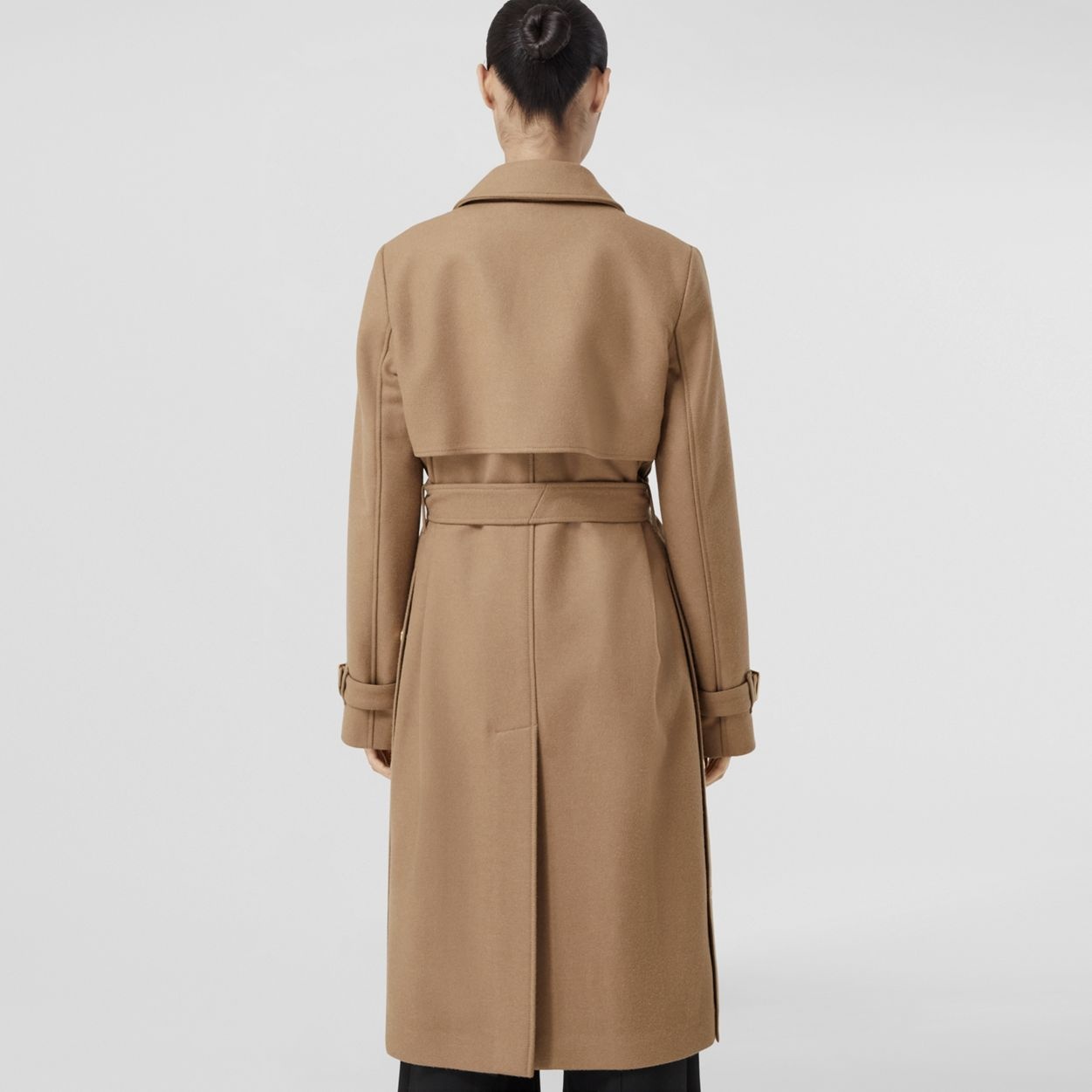 Wool Cashmere Tailored Coat - 4
