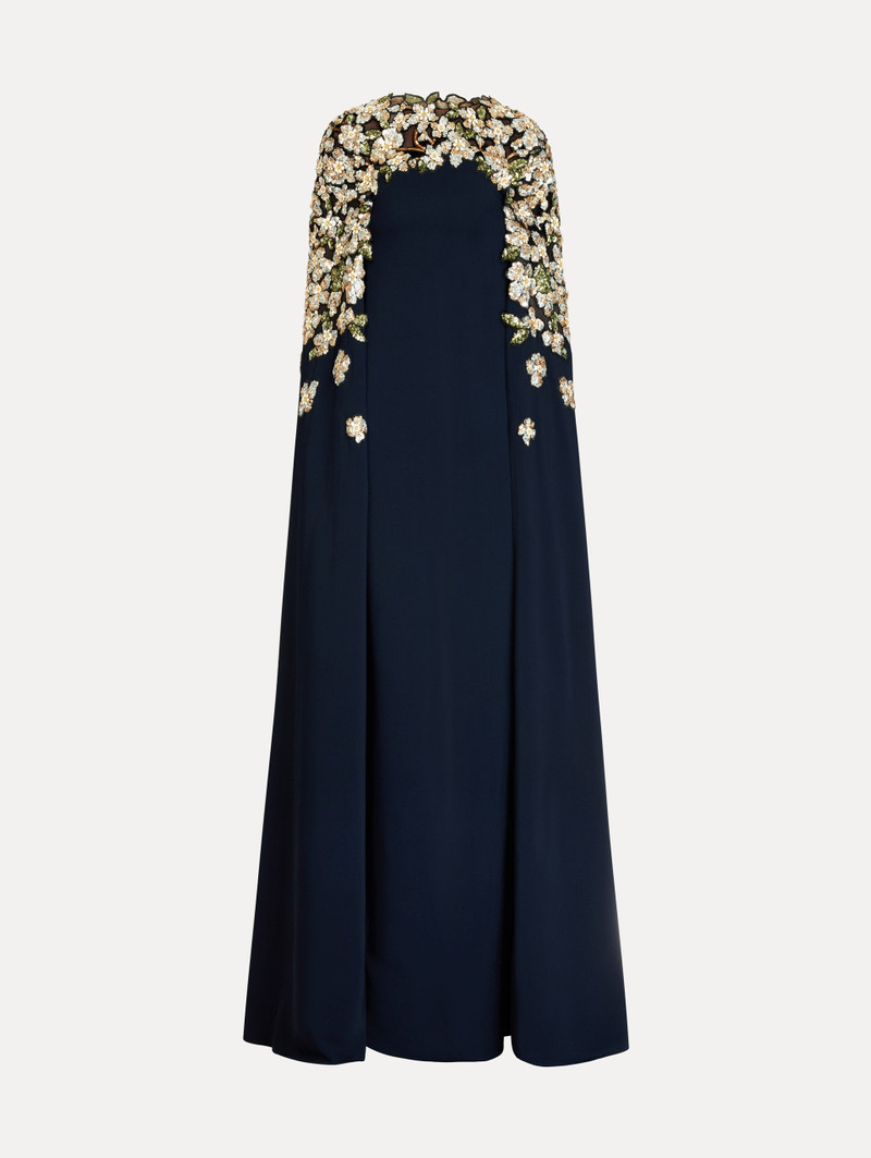 FLORAL SEQUIN EMBROIDERED CAFTAN 1