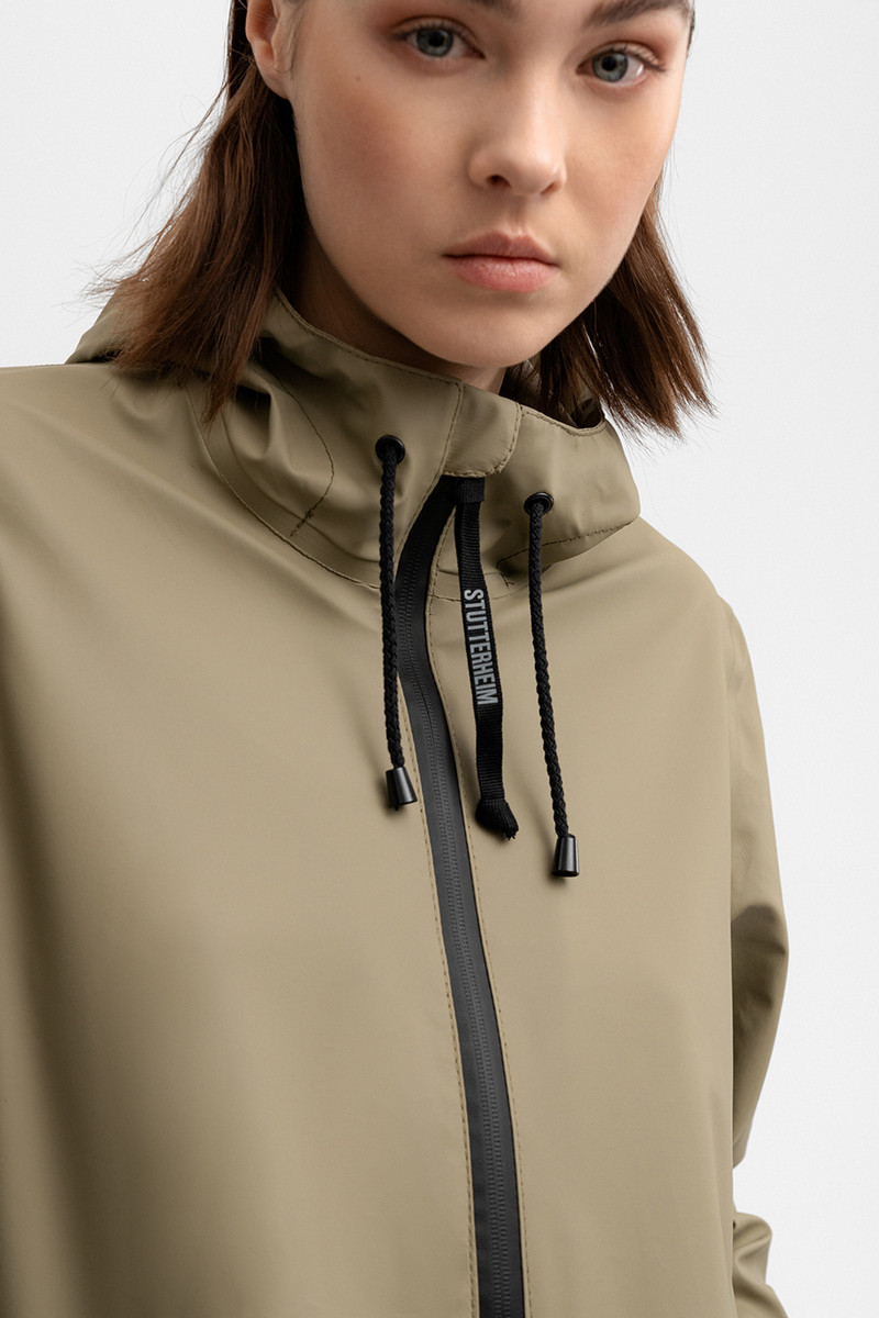 Mosebacke Lightweight Zip Raincoat Aloe 12