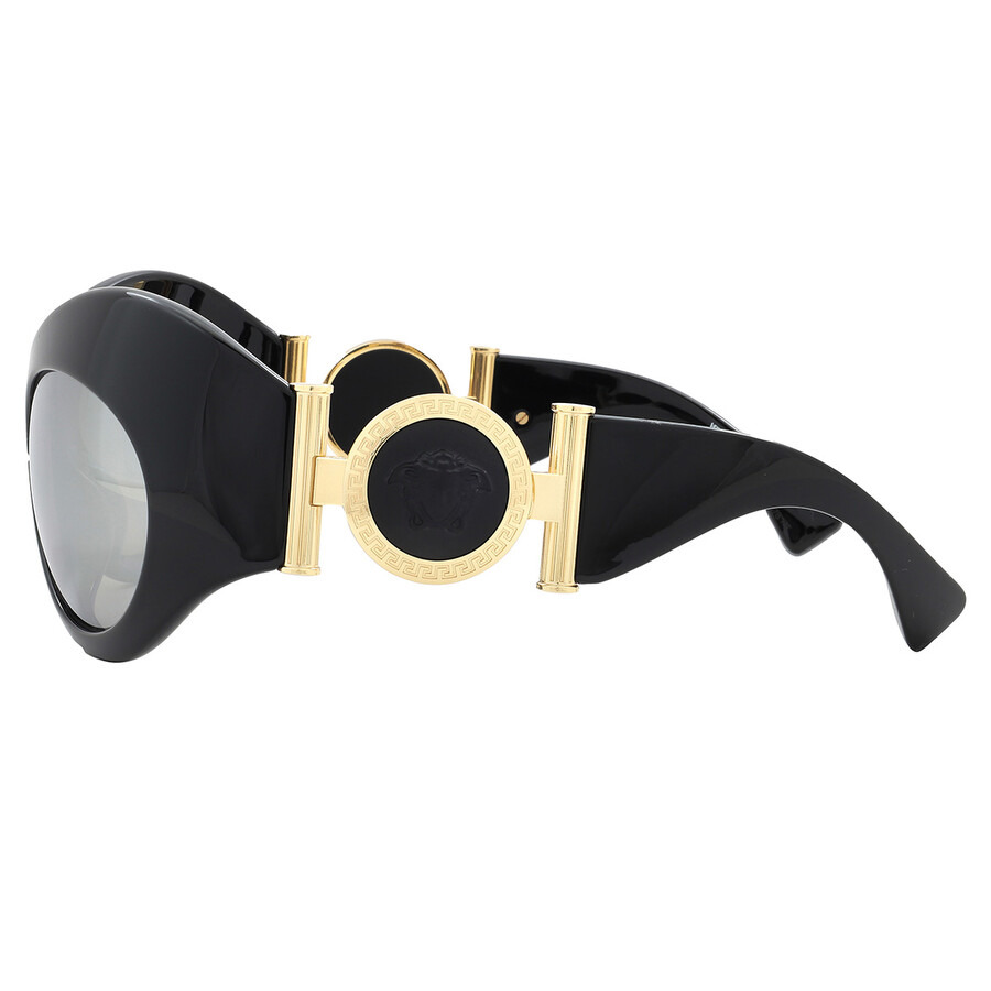 Versace Light Grey Irregular Ladies Sunglasses VE4462 GB1/6G 58 - 4