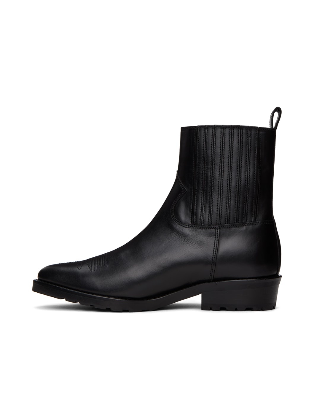 SSENSE Exclusive Black Western Chelsea Boots - 3