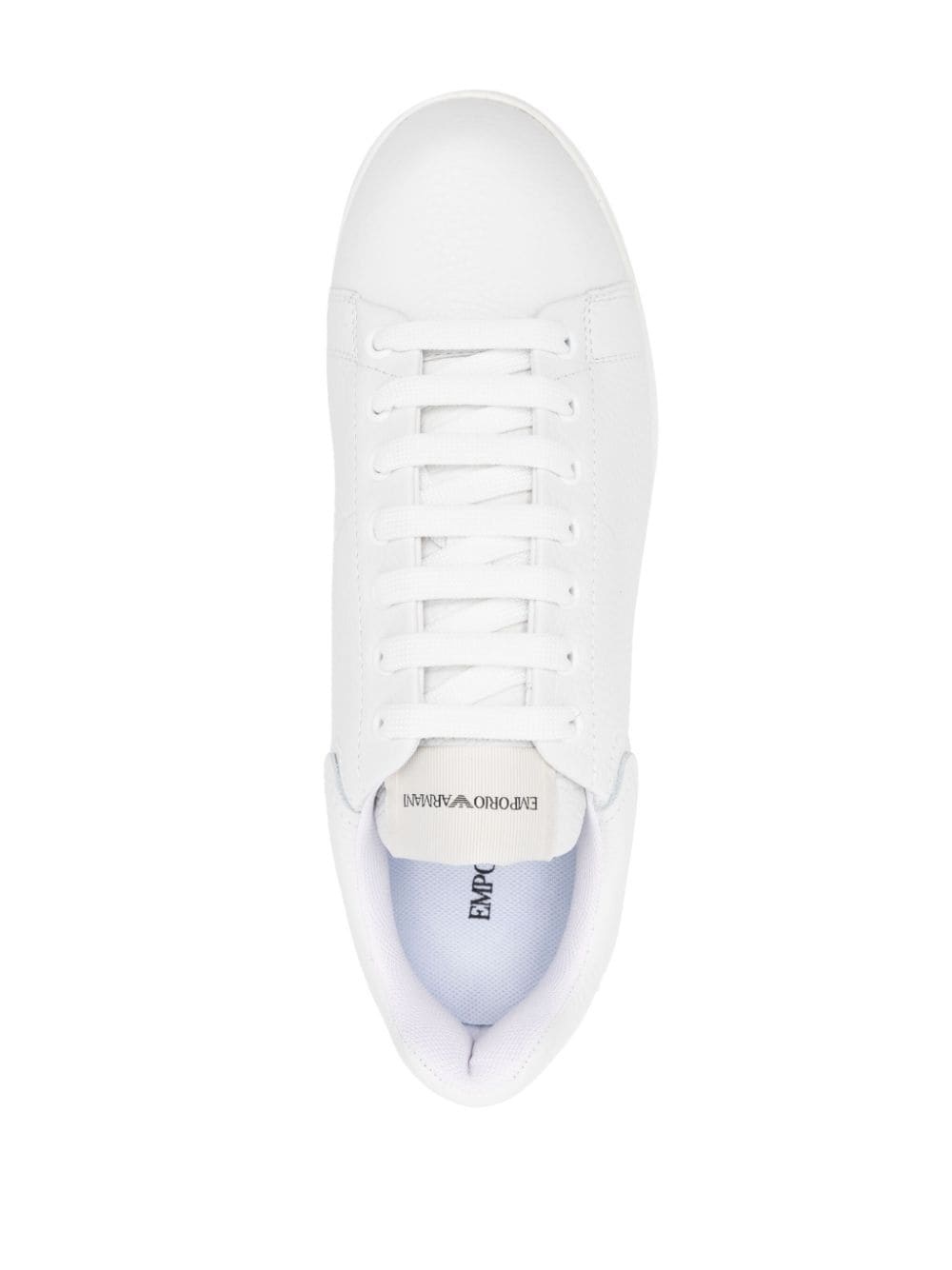 leather low-top sneakers - 4
