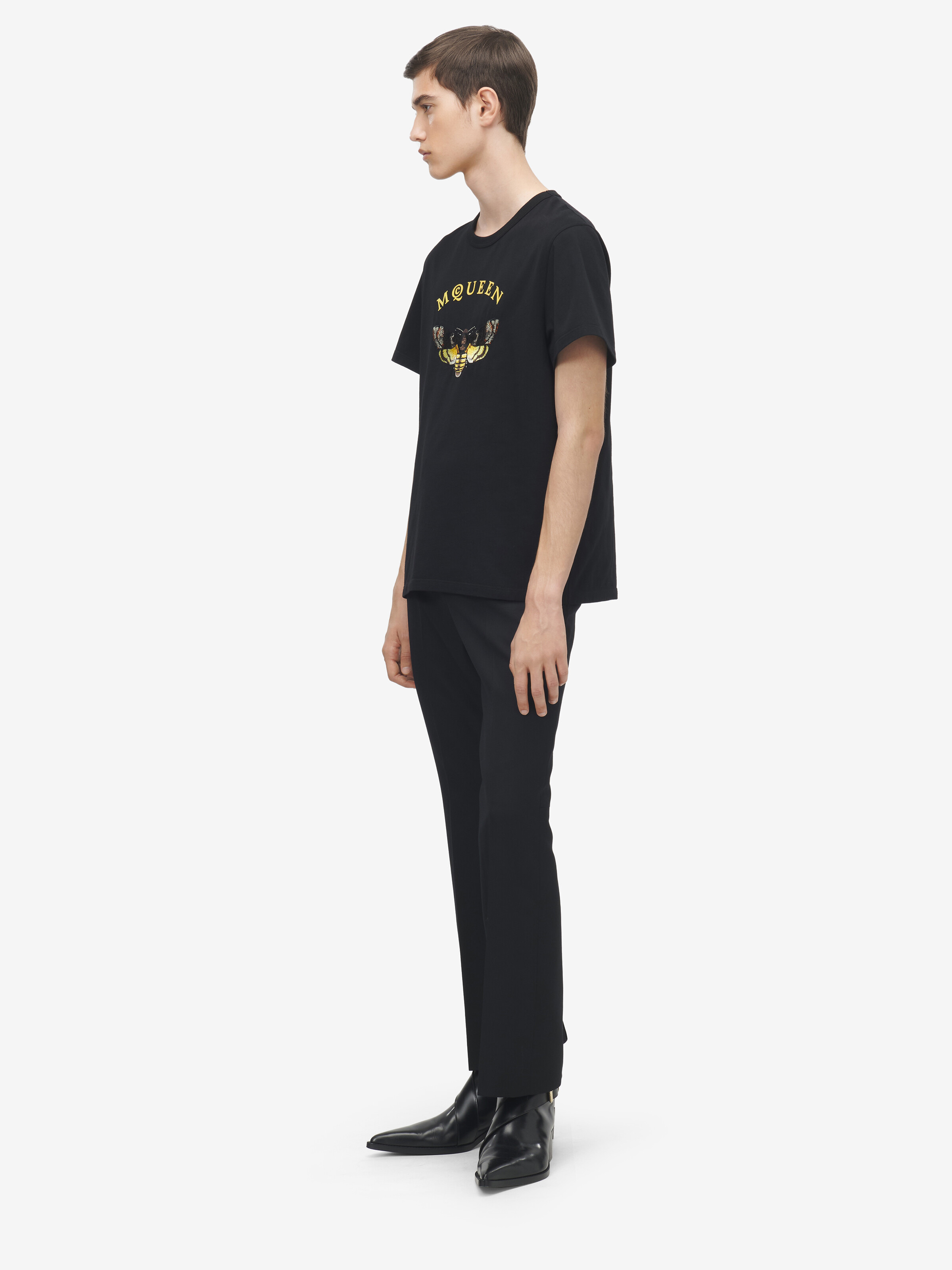 Moth Embroidery Logo T-shirt - 4