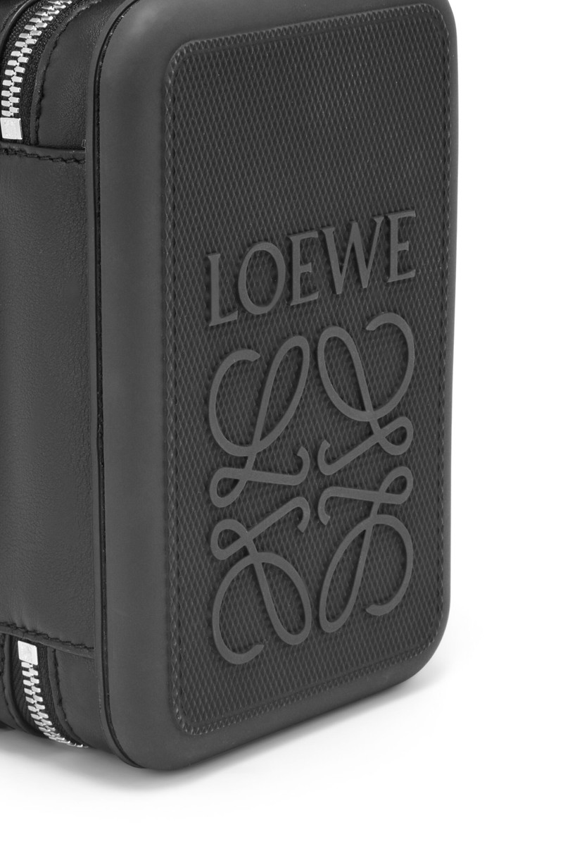 Molded Sling in diamond rubber and calfskin 7