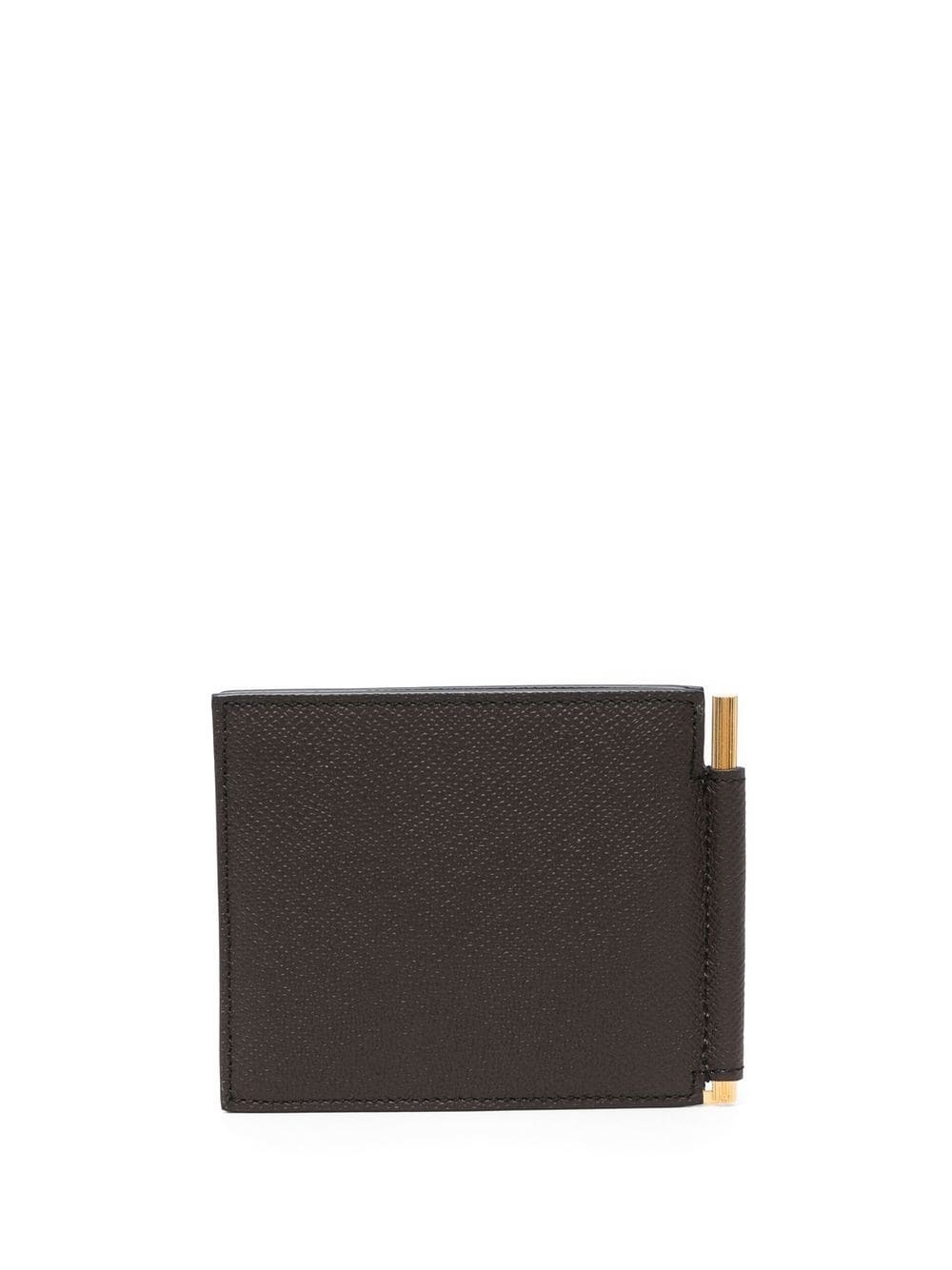 hinged leather bi-fold wallet - 2