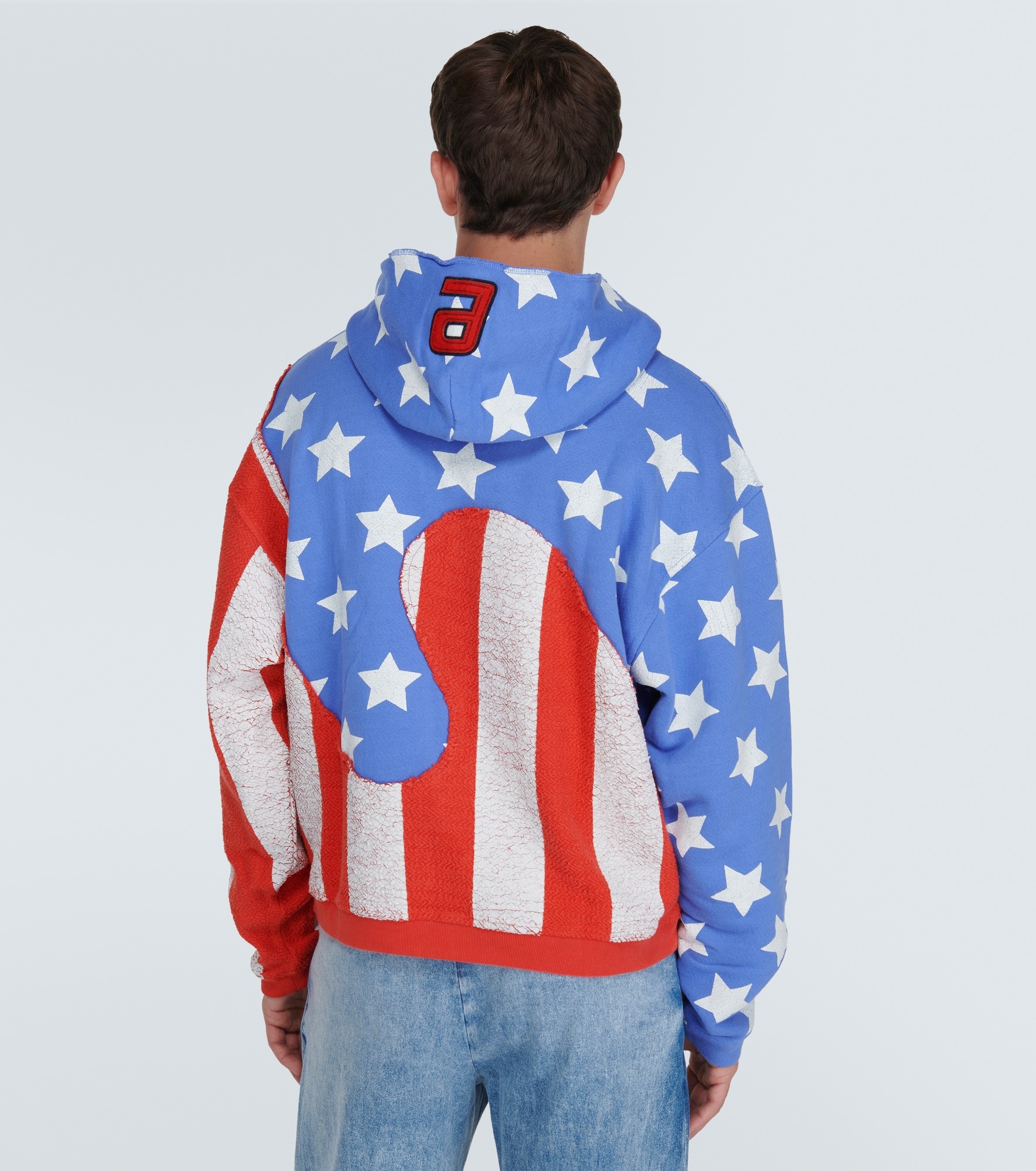 Stars and Stripes cotton hoodie - 4