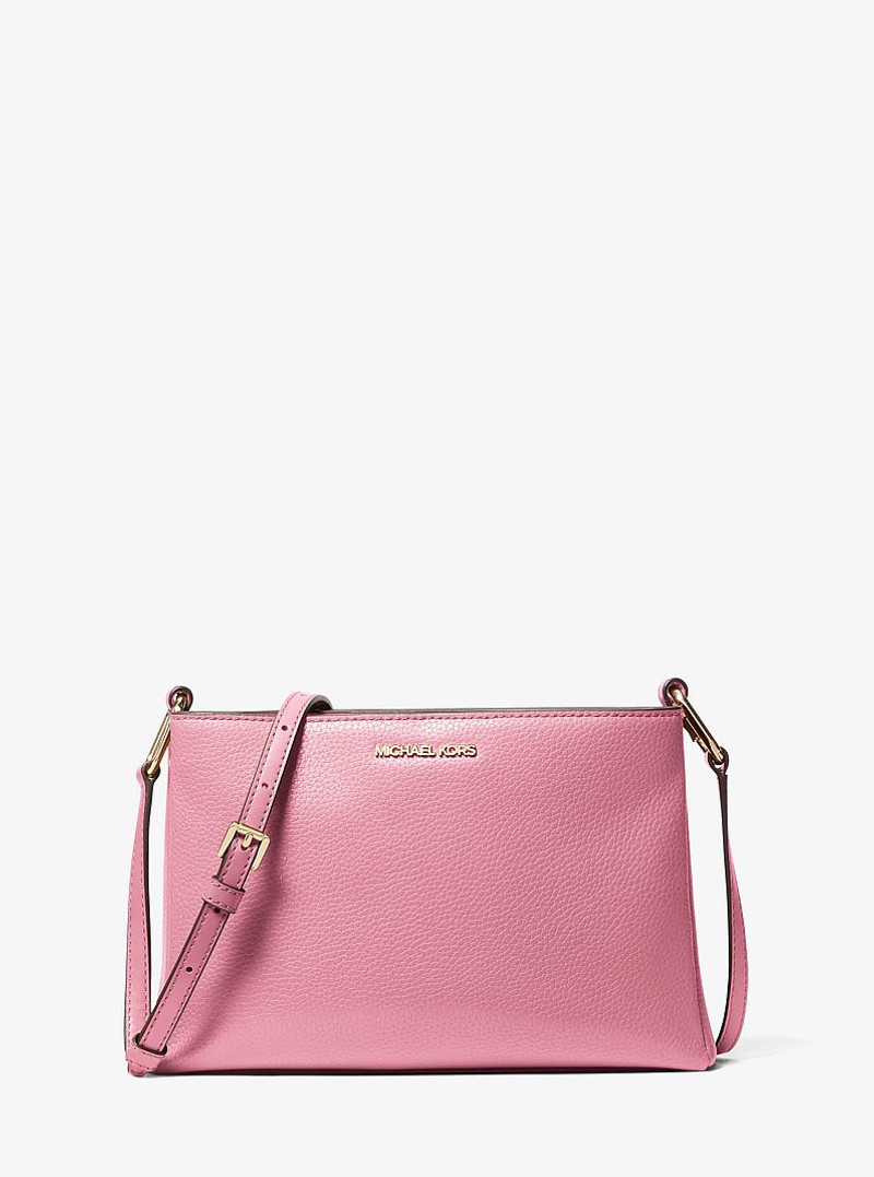 Trisha Medium Pebbled Leather Crossbody Bag 1
