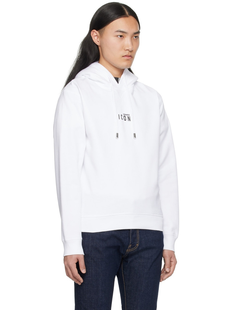 White Mini 'Icon' Hoodie 2