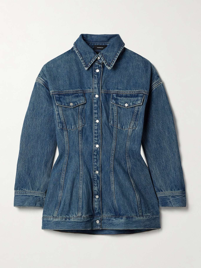 Contour denim jacket Indigo - 1