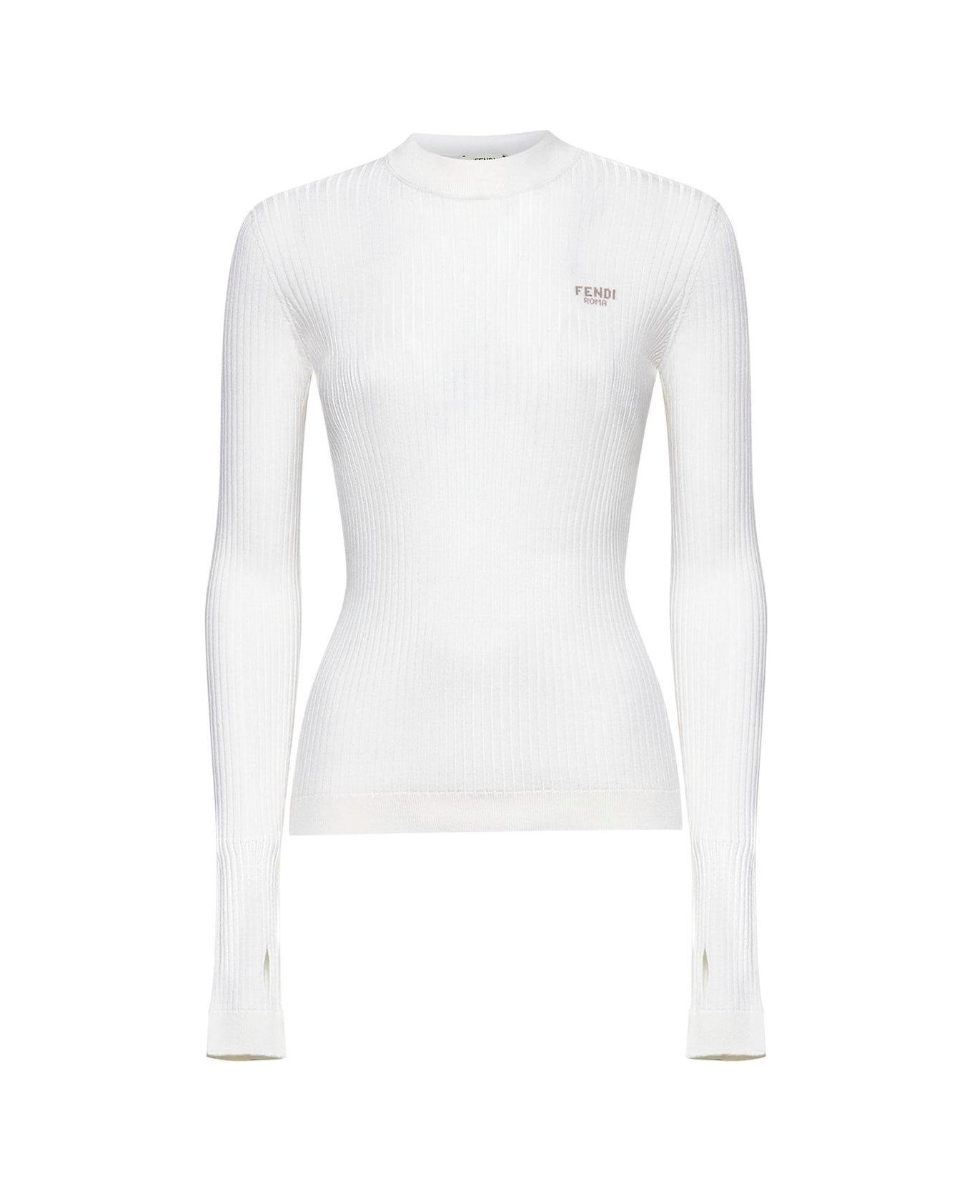 Slim Fit Crewneck Jumper - 1