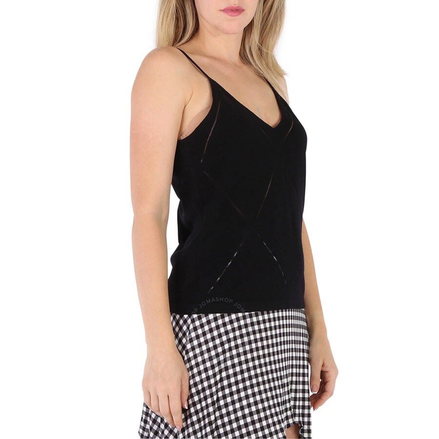Burberry Black Maeve Wool Tank Top - 4