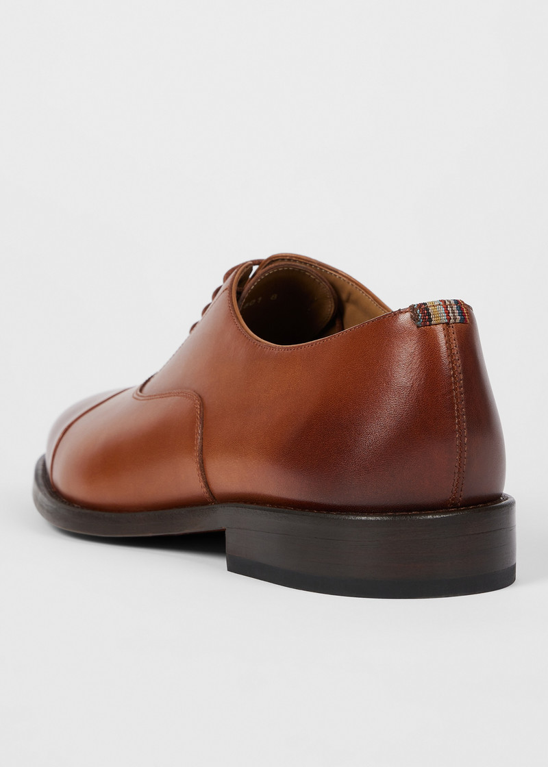 Leather Tan 'Garson' Shoes 3