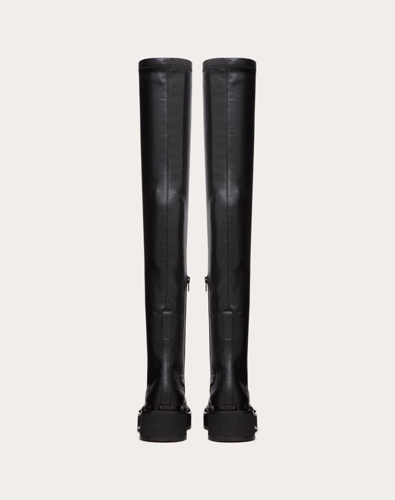 ROCKSTUD M-WAY OVER-THE-KNEE BOOT IN STRETCH SYNTHETIC MATERIAL 50 MM 3