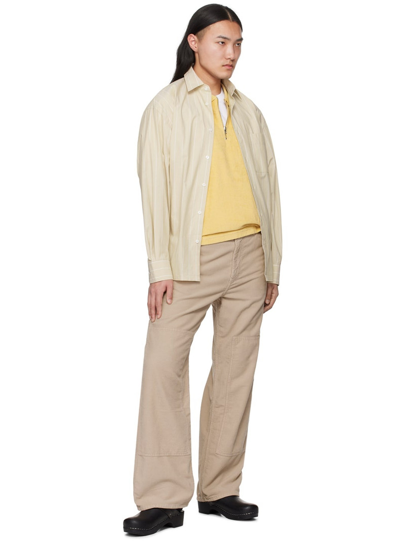 FILIPPA K Yellow Striped Shirt outlook
