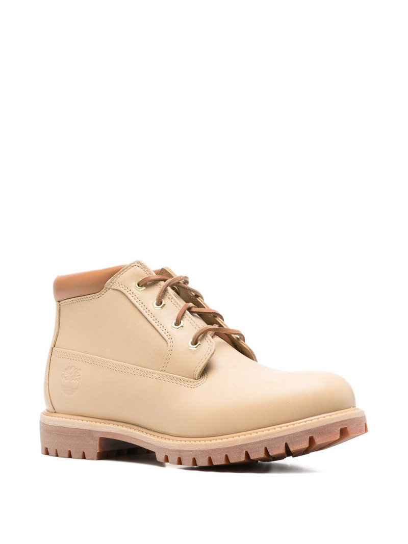 Timberland lace-up leather boots outlook
