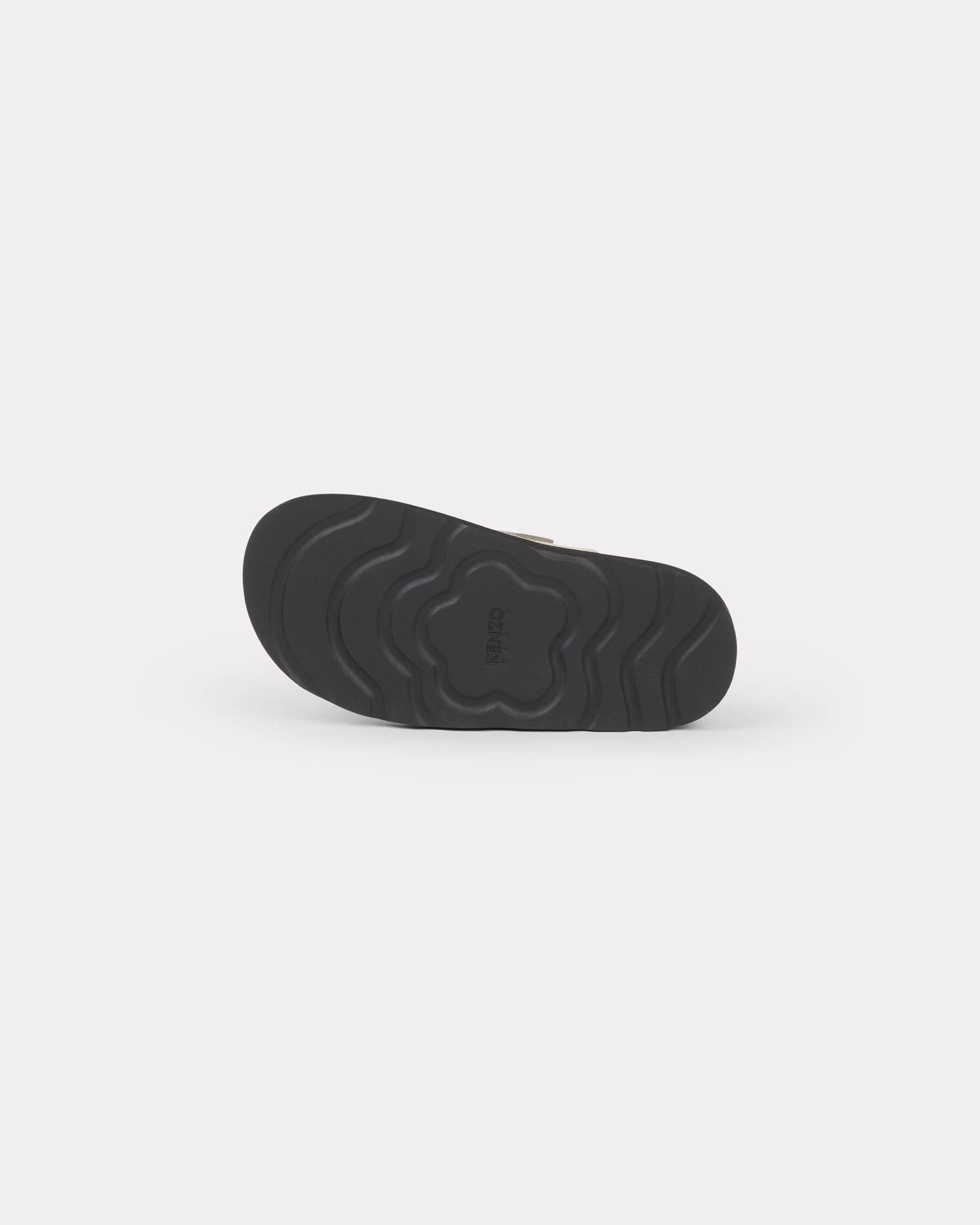 【関税込み】Kenzo ブラック Kenzo Paris KENZO Matto サンダル Kenzo Kenzo Matto leather sandals Kenzo