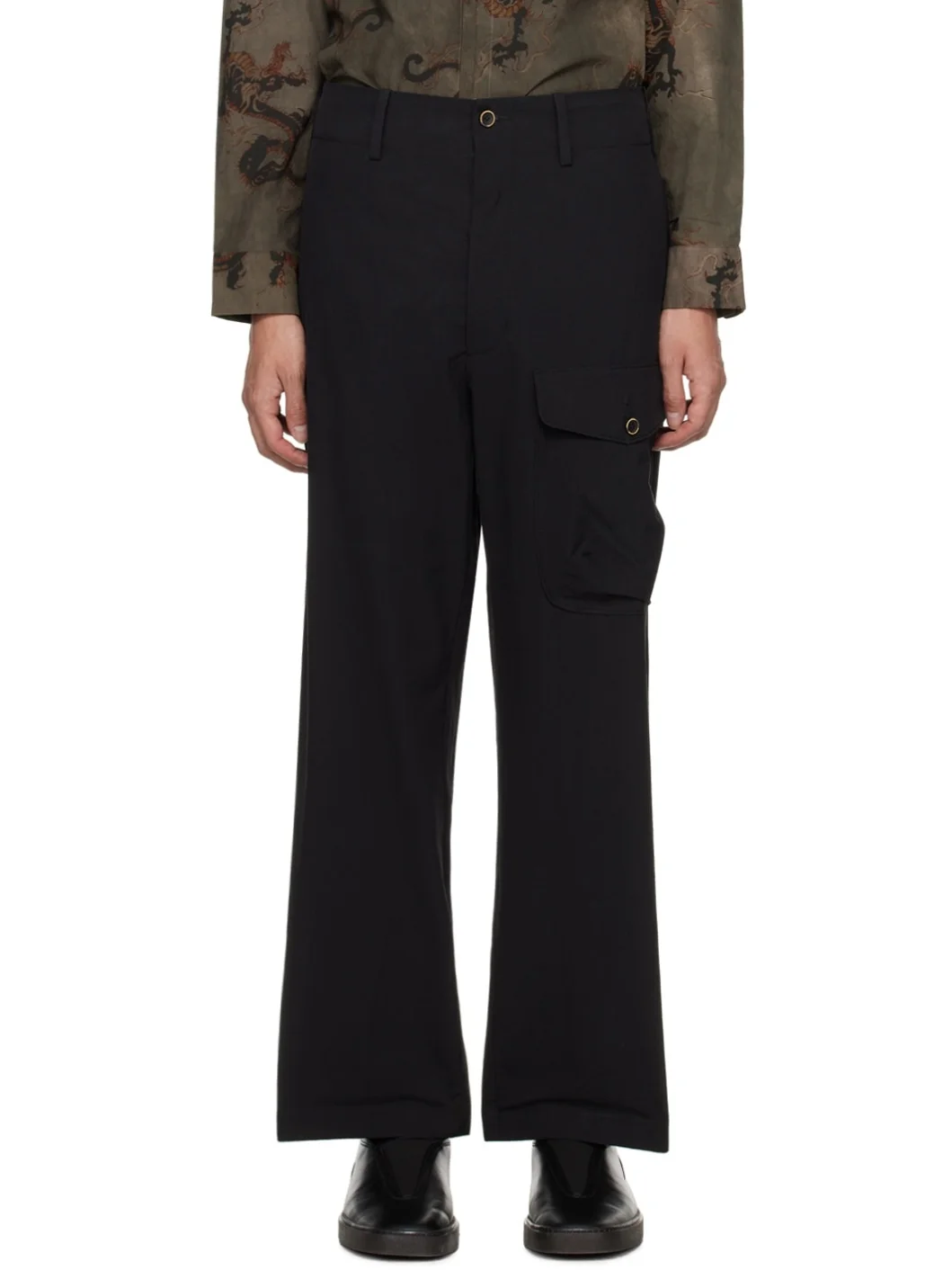 Black Paxton Cargo Pants - 1