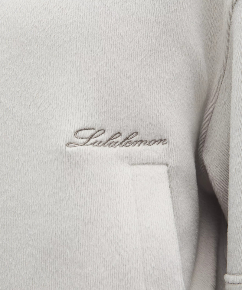 Plush Velour Oversized Half Zip 6