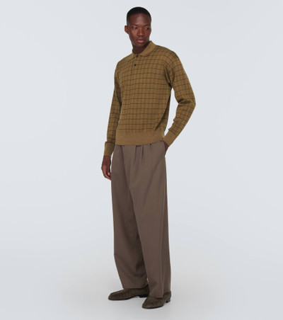 The Row Eutimio wool-blend polo sweater outlook