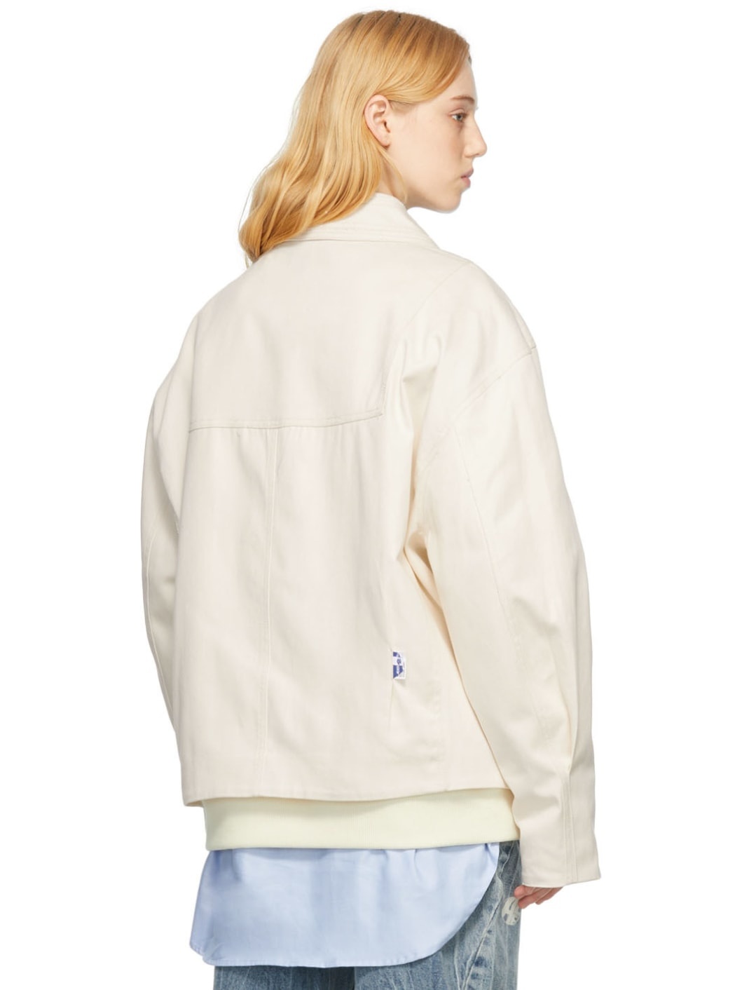 Off-White Cotton Jacket - 3