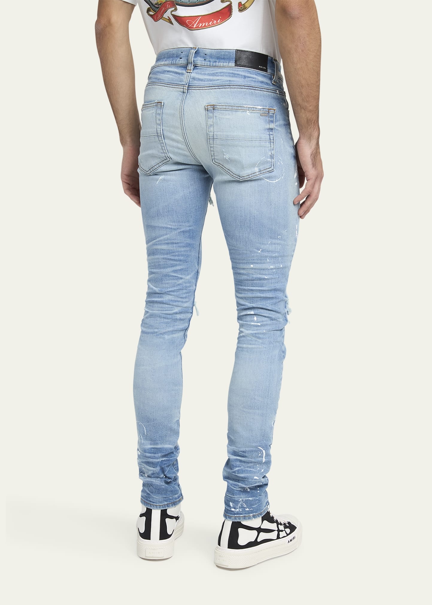 Men's MX1 Destroyed Skinny Painter Jeans - 3