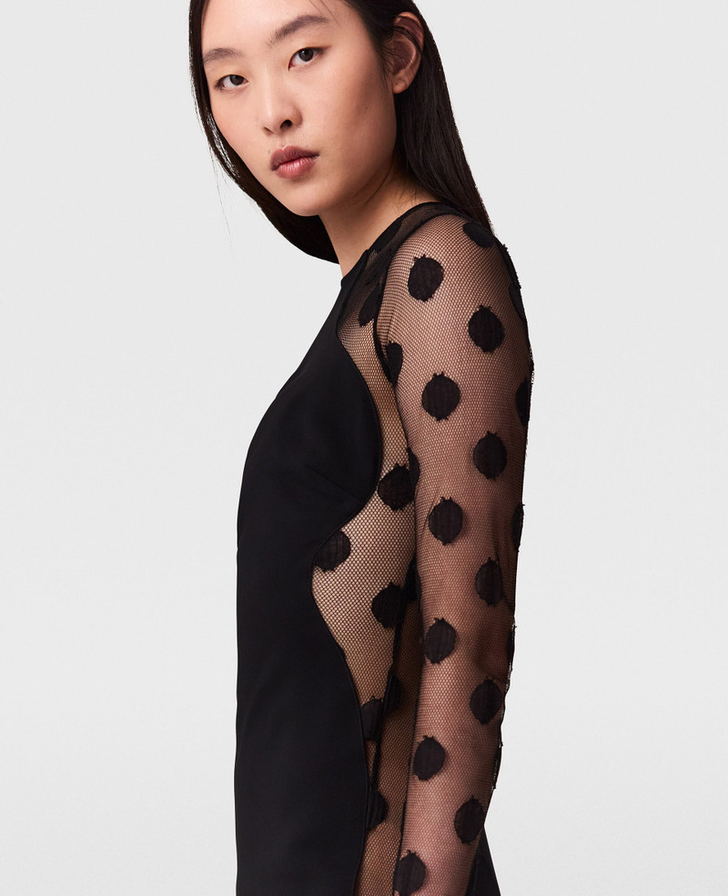 Long-Sleeve Polka Dot Miracle Dress 3