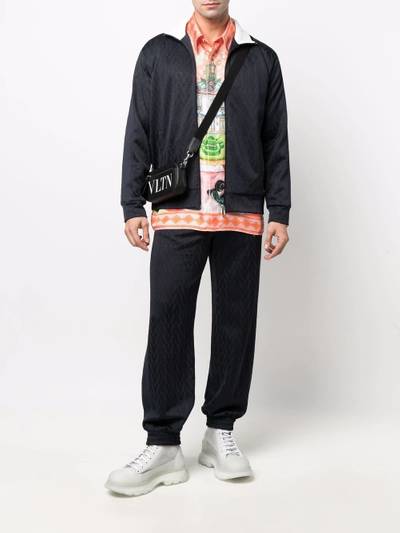 Valentino Optical Valentino jacquard track jacket outlook