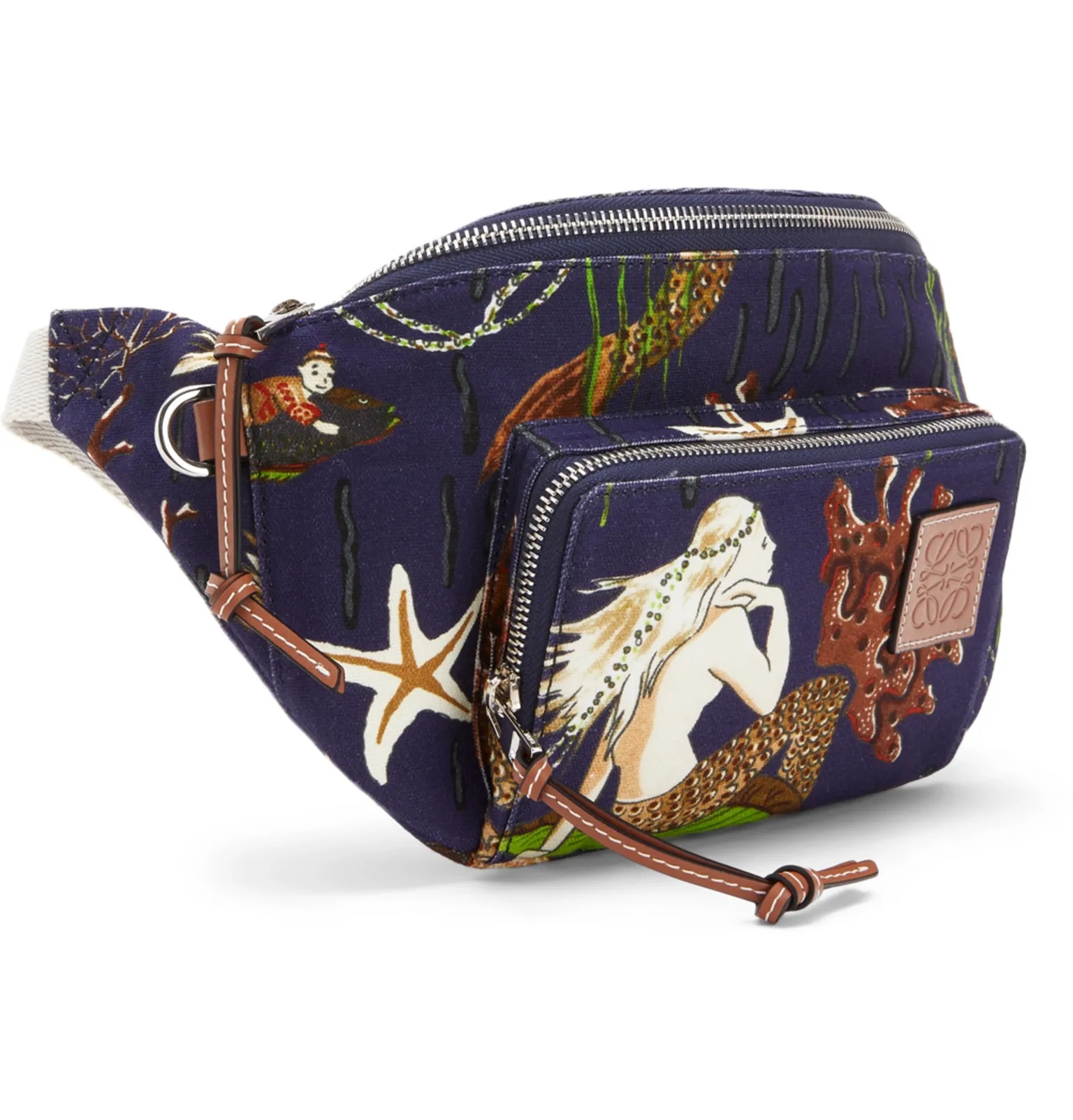 + Paula's Ibiza Printed Leather-Trimmed Canvas Belt Bag - 4