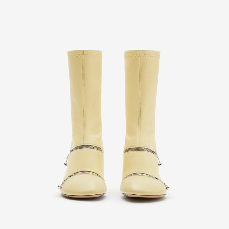 Leather Peep Boots 3