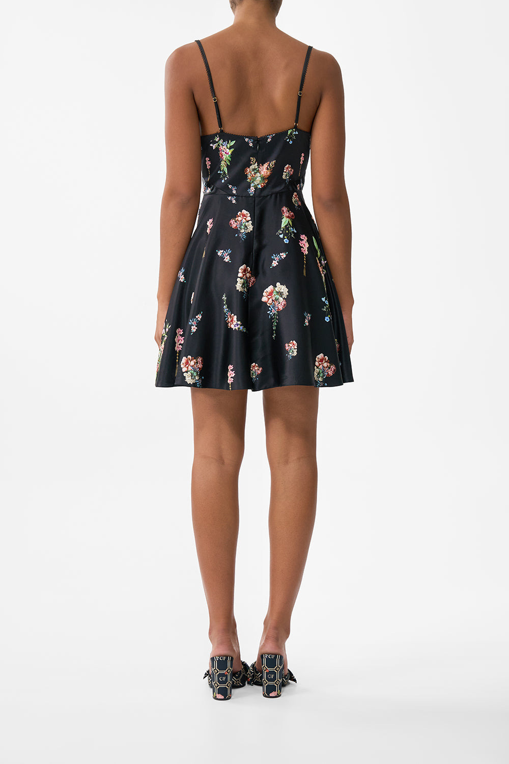 SPLICED LACE MINI DRESS - 3