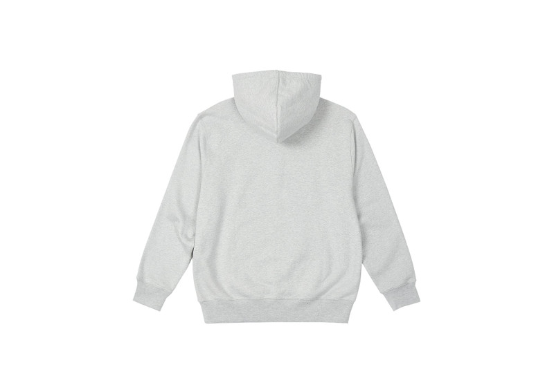 PALACE OUTLINE ARCH ZIP HOOD GREY MARL outlook