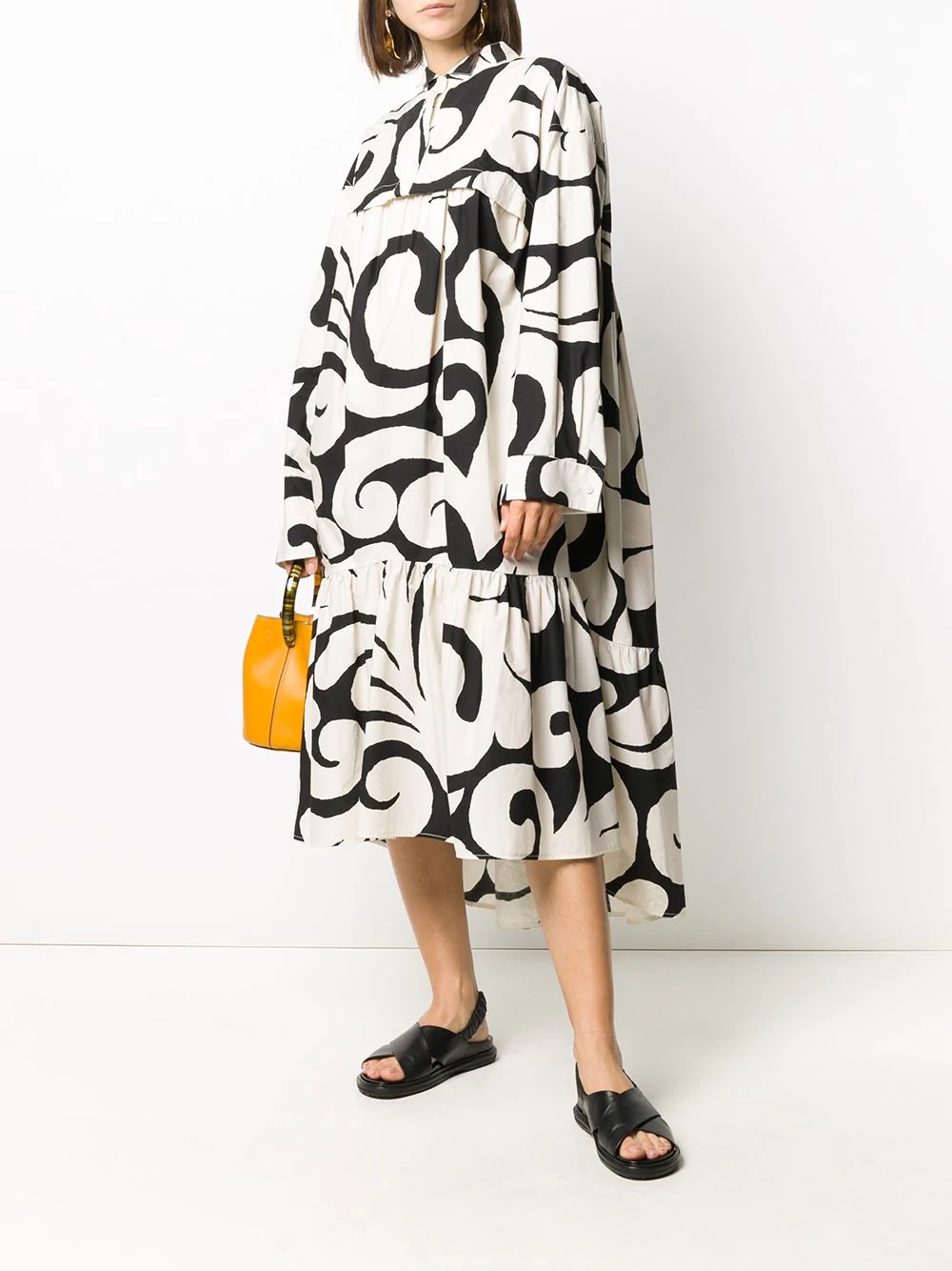 abstract-print dress - 2