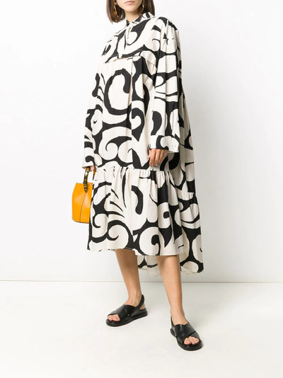 Marni abstract-print dress outlook