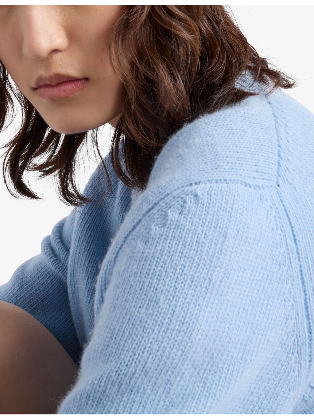 Logo-pattern wool and cashmere-blend jumper - 5