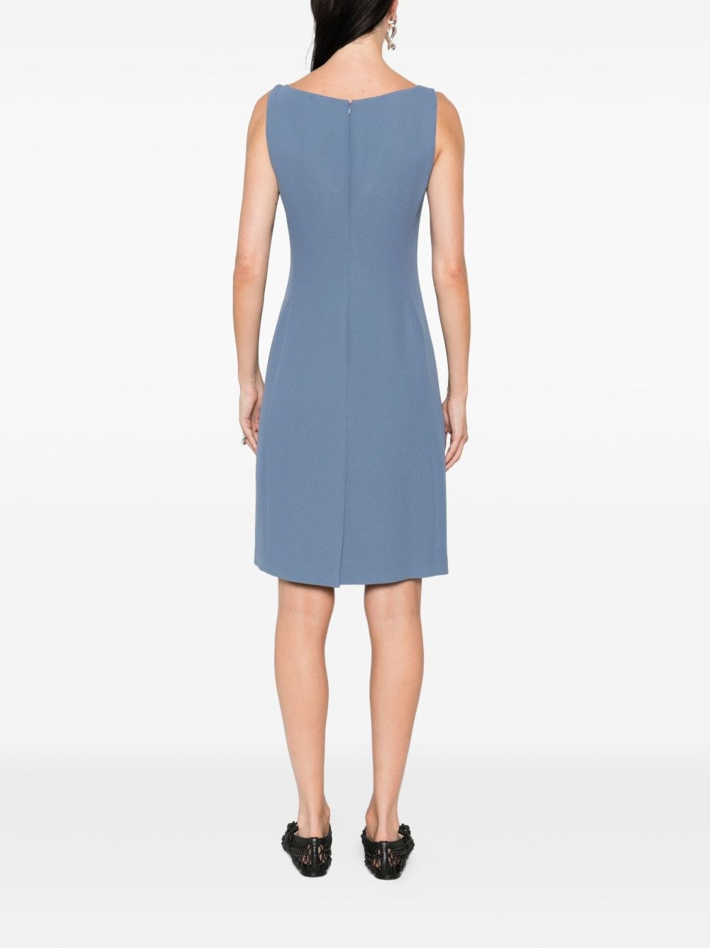 Sleeveless mini dress - 4