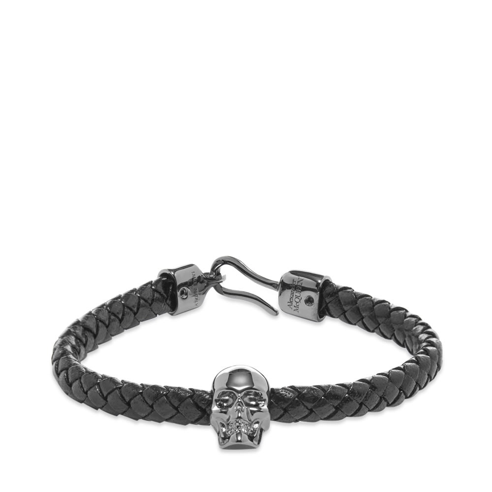 Alexander McQueen Leather Skull Bracelet - 1